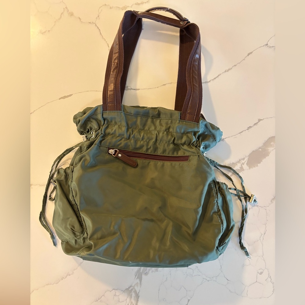 Green & Brown Nylon Tyler Rodan Tote Bag - Picture 6 of 12